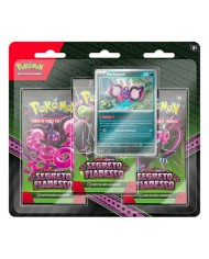 Collezione Blister 3 Bustine con Carta Promo Pecharunt - Segreto Fiabesco