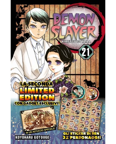 Demon Slayer - Kimetsu No Yaiba 21 Con Sticker