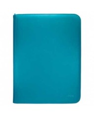 E-15906 - Vivid 9-Pocket Zippered Pro-Binder: Teal