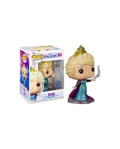 Funko Pop - Disney: Ultimate Princess Pop! Vinyl Figure Elsa (Frozen) (Dglt) Special Edition 1024