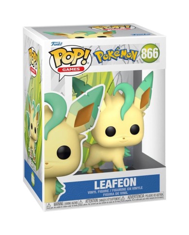 Funko Pop - Pokemon Pop! Games Vinyl Figure Leafeon (Emea) 9 Cm