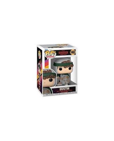 Funko Pop - Stranger Things Pop! Tv Vinyl Figure Hunter  Dustin With Shield 9 Cm