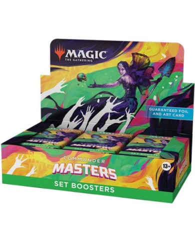 Mtg Commander Masters Set Bstr Eng - Bustina Singola