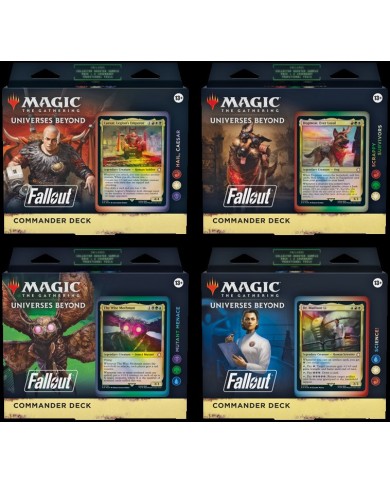 Mtg Fallout Com Deck Eng - Bundle X4