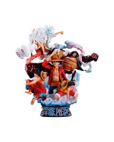 One Piece Petitrama DX PVC Mini Statue Logbox Re Birth Luffy Special Vol. 02 15 cm