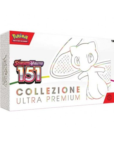 Pokemon Scarlatto E Violetto 3.5 Pokemon 151 Ultra Premium Mew Ita