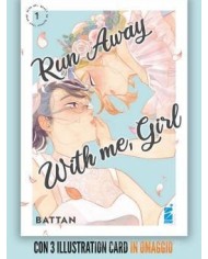 Run Away With Me,Girl 1 Con 3 Illustration Card