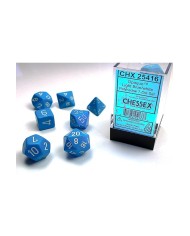 Set Di Dadi Opachi Azzurro 25416