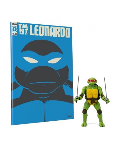 Teenage Mutant Ninja Turtles Comic Book Leonardo Exclusive Action Figure