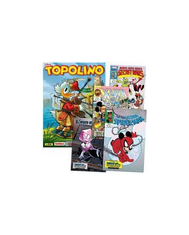 Topolino 3536 + Litografie Marvel 9, 10, 11, 12