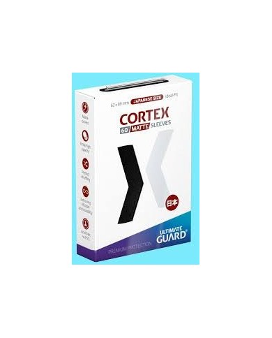 Ultimate Guard Cortex Sleeves Japanese Size Matte Black (60)