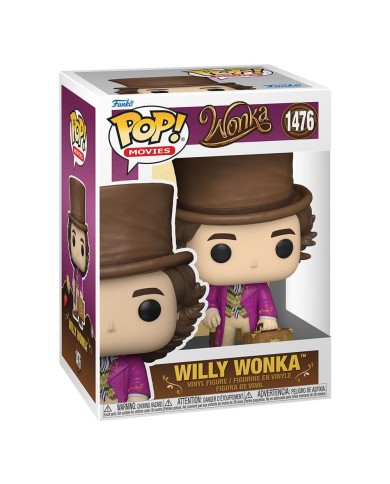 Willy Wonka & The Chocolate Factory Pop! Movies Vinyl Figure Willy Wonka 9 Cm