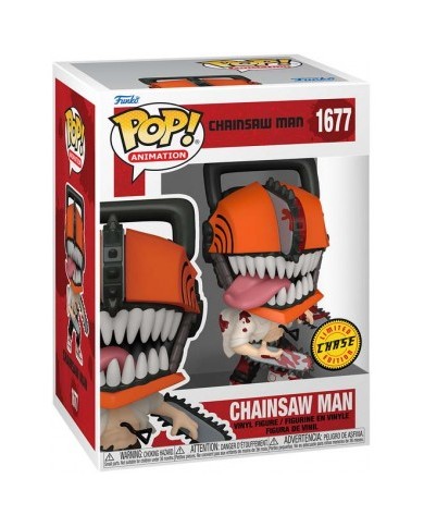 Chainsaw Man: Funko Pop! Animation - Chainsaw Man With Chase (Bloody)