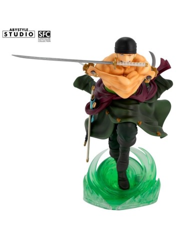 One Piece - Zoro Tecnica a Tre Spade del Re dell’Inferno - Super Figure Collection - Abystyle Studio