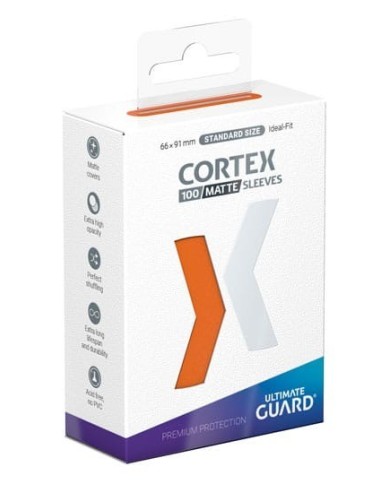 Ultimate Guard Cortex Sleeves Matte Standard Size Orange (100)