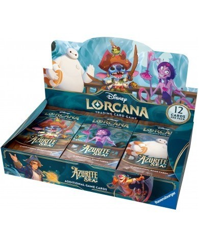 Lorcana - Azurite Sea - Booster Pack Display da 24 Buste (ENG)