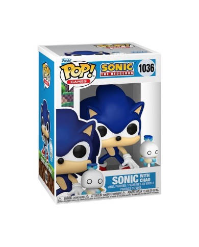 Sonic The Hedgehog POP & Buddy! Vinyl Figure Sonic w/ HChao 9 cm