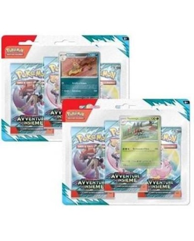 Pokemon SV09 Scarlatto e Violetto - Avventure Insieme 3 Pack Blister