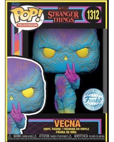 Stranger Things POP! TV Vinyl Figuren Vecna BLKLT 1312