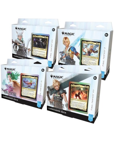 Magic The Gathering - Final Fantasy Collector's Commander Display 4 mazzi  Eng